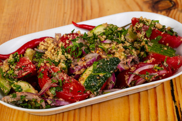 Traditional Georgian salad