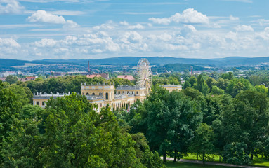 Fototapeta na wymiar View on the Orangerie in Kassel, Germany 