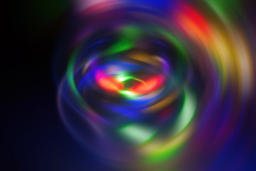 texture background illustration of multicolored swirling waves on a black background