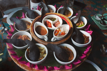 Traditional Balinese food in Bali