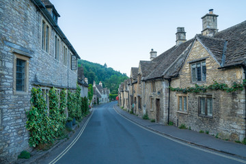 Fototapeta na wymiar Castle Combe in Wiltshire is one of England's most picturesque villages and a popular destination for tourists.