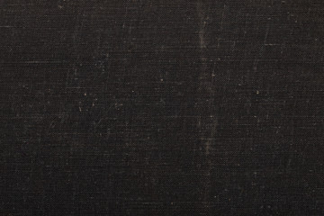 Vintage canvas book cover with a grid pattern,