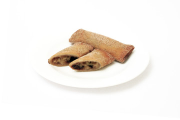 Rolinho de Banana e Chocolate