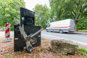 Radarkontrolle mit einem 