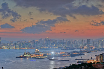 a yau tong view of hong kong city