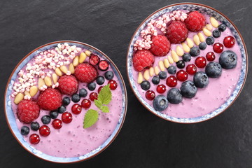 Smoothie bowls.
