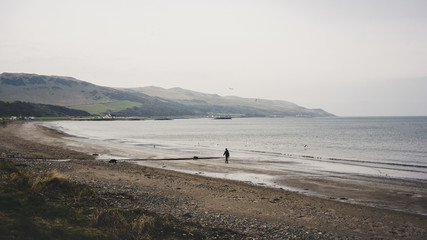 Welsh beach view