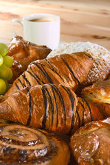 nusshörnchen, schokocroissant, schokohörnchen,