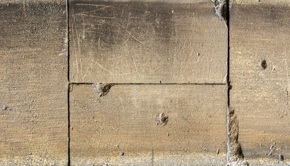 Texture of a wall made of stone blocks. Background