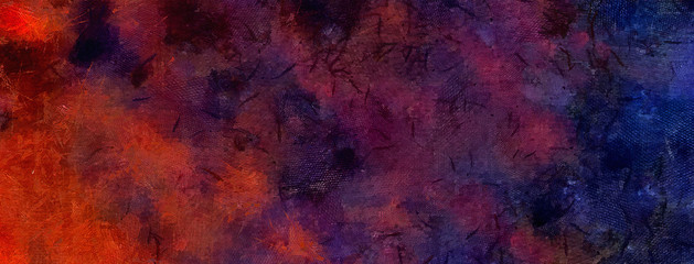 Grunge close up oil painting background. Simple design pattern. Drawn texture.