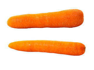 Carrot isolated on white background, clipping path included.