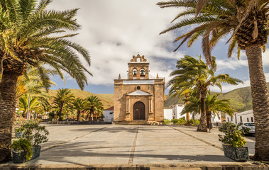 Church of Nuestra Senora de la Pena in Vega de Rio Palmas, Fuerteventura.