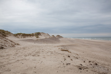 Hvide Sande is the epitome of beaches.West Jutland, Denmark.