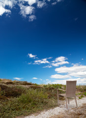chair on the dunes