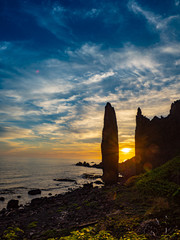 礼文島　地蔵岩
