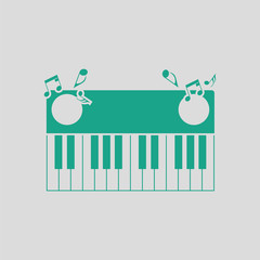 Piano keyboard icon