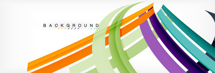 Minimal line design abstract background