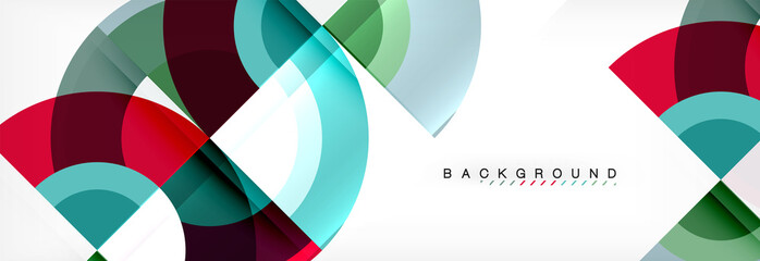 Obraz premium Vector circle abstract background