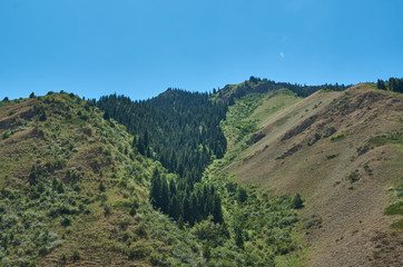 Road near Issyk-Kul lake,