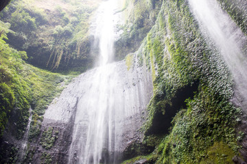 Fototapeta na wymiar Gorgeous view Madakaripura Waterfall