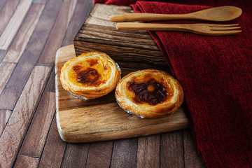delicious portuguese egg tart dessert