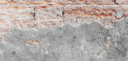 Texture of street old plaster wall for background. 