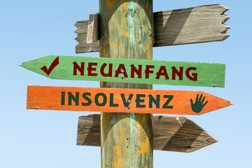 Schild 326 - Neuanfang