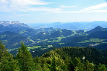 Fototapeta na wymiar Bavarian Alps, near Hitler's Eagle of the Nest-Adolf Hitler Haven