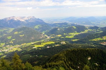 Fototapeta na wymiar Bavarian Alps, near Hitler's Eagle of the Nest-Adolf Hitler Haven