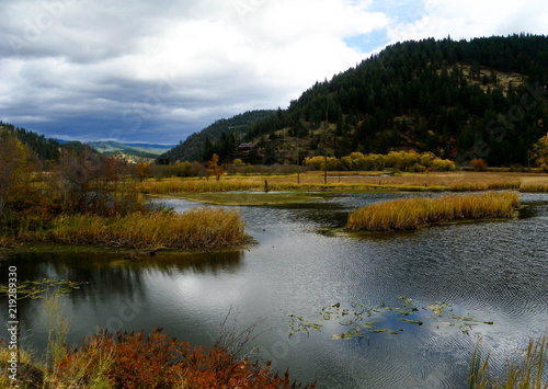 Coeur D Alene Idaho Autumn Stock Photo And Royalty Free