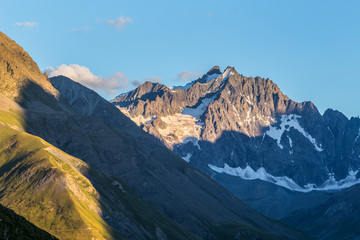 Obraz premium Sommet des Agneaux, park narodowy Ecrins