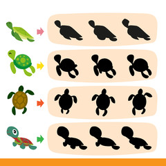 turtle game vector design