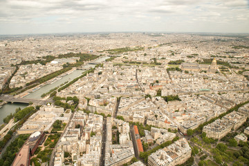 Paris, Aussicht vom Eiffelturm
