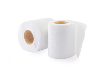 White tissues on white background.