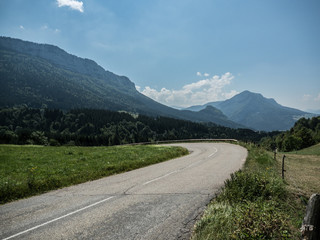 Fototapeta na wymiar Alps Mountain Roads