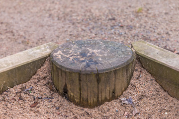 Naklejka premium Sand playground