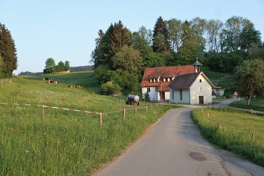 eine Kapelle in der n&auml;he von Tuttlingen und Nendingen in Deutschland