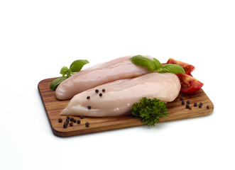 Rohes frisches Hühnerbrustfilet