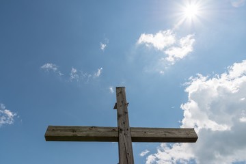 Gipfelkreuz am Grosseck Speiereck, &Ouml;sterreich