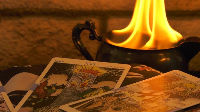 Magical Witchcraft Fortune Teller Mystical Tarot Cards