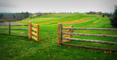 Woodstock  / The field where the Woodstock Rock Festival was held in 1969
