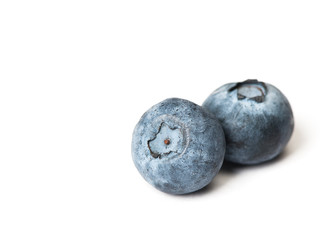 Group of fresh juisy blueberries