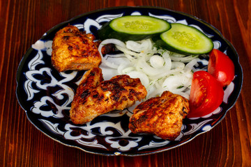 Roasted chicken wings