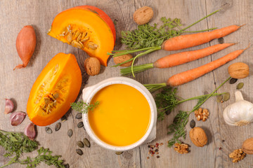 carrot and pumpkin soup