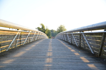 Zug Brücke Donau
