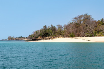 tropical beach in Panamá