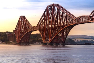 Fototapete Brücken Die Forth-Brücke Edinburgh
