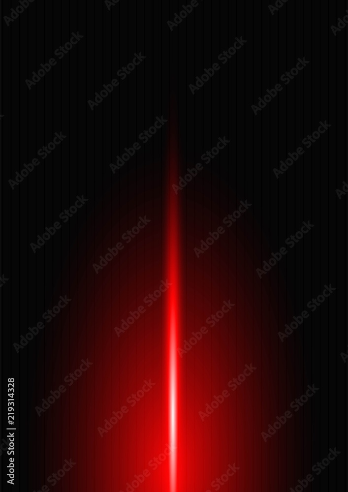 Poster abstract metallic red shiny color black frame layout modern tech design vector template background
