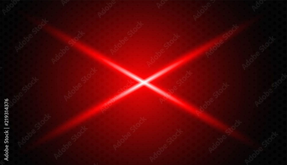 Poster abstract metallic red shiny color black frame layout modern tech design vector template background