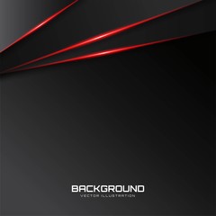 abstract metallic red shiny color black frame layout modern tech design vector template background
